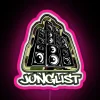 Junglist Speaker Stack Camo RGB Neon Sign - Image 6