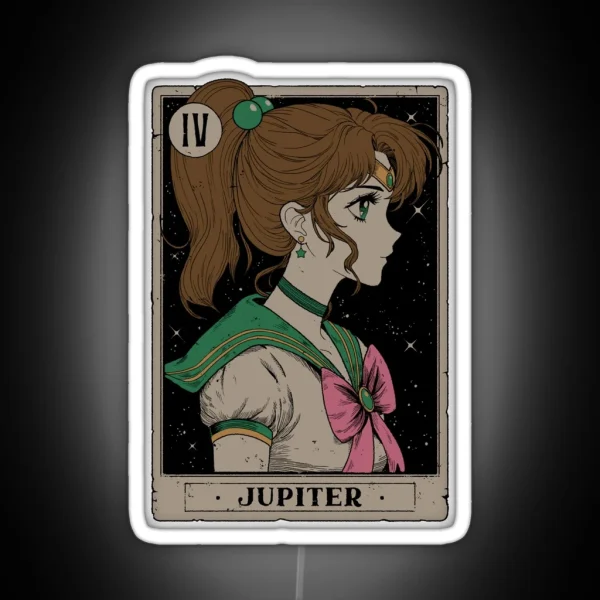 Jupiter Tarot Card RGB Neon Sign