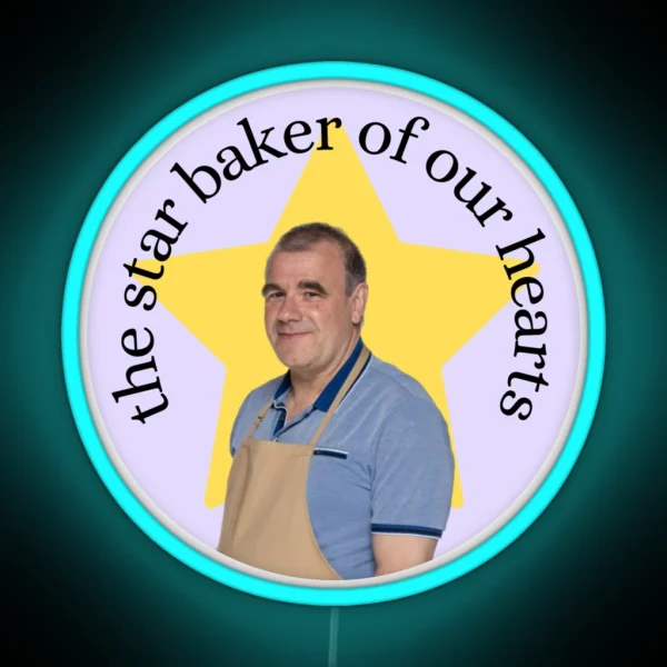 Jurgen The Star Baker Of Our Hearts RGB Neon Sign