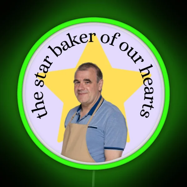 Jurgen The Star Baker Of Our Hearts RGB Neon Sign