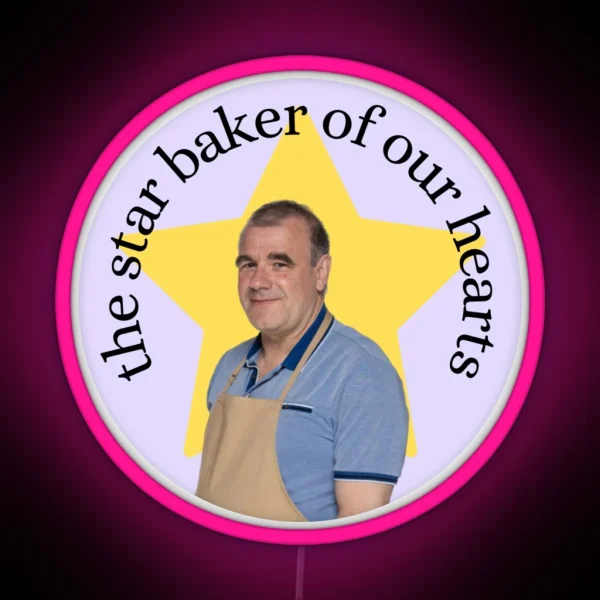 Jurgen The Star Baker Of Our Hearts RGB Neon Sign