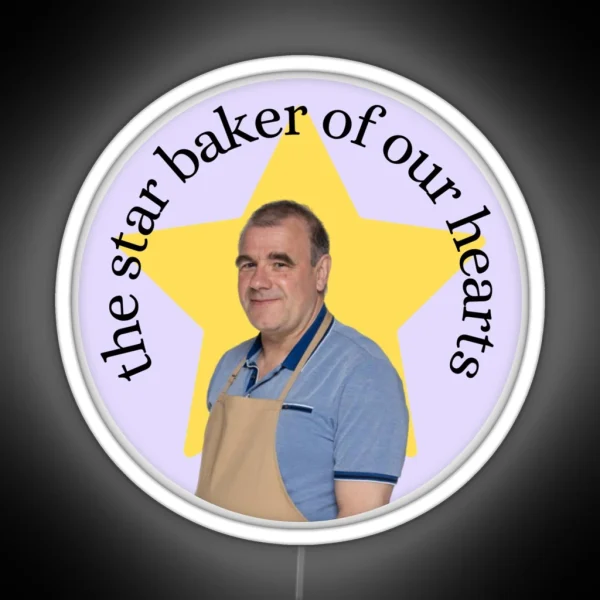 Jurgen The Star Baker Of Our Hearts RGB Neon Sign