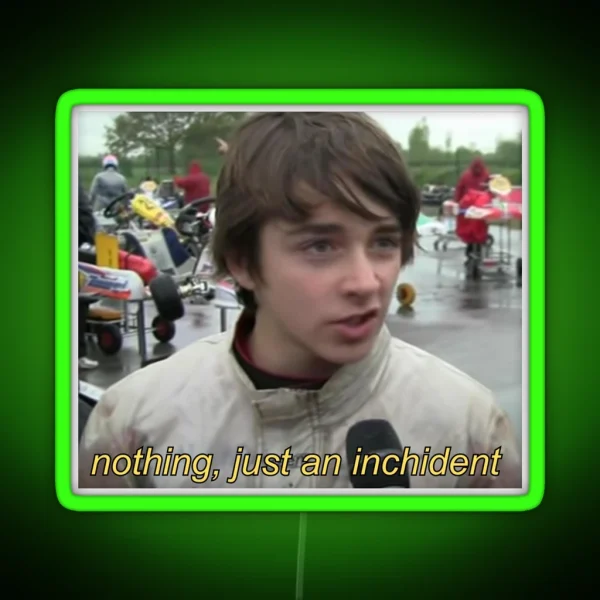 Just An Inchident Charles Leclerc RGB Neon Sign