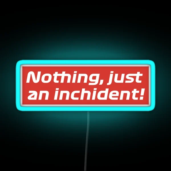 Just An Inchident Leclerc RGB Neon Sign