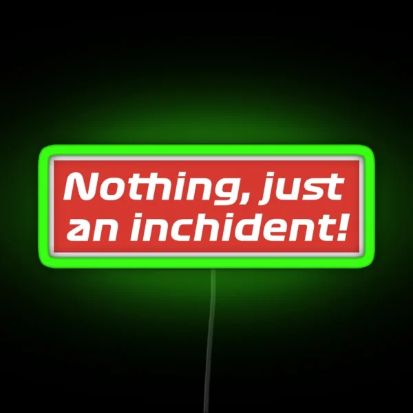 Just An Inchident Leclerc RGB Neon Sign