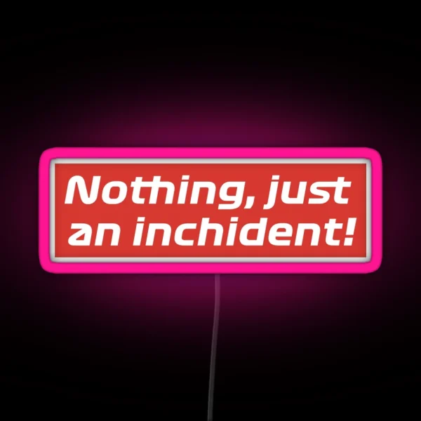 Just An Inchident Leclerc RGB Neon Sign