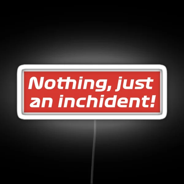 Just An Inchident Leclerc RGB Neon Sign