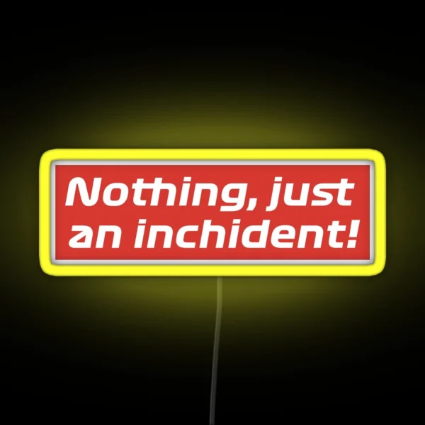 Just An Inchident Leclerc RGB Neon Sign