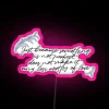Just Because Something Is Not Perfect Does Not Make It Any Less Worthy Of Love RGB Neon Sign - Image 6
