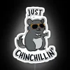 Just Chin Chillin Funny Chinchilla Puns RGB Neon Sign - Image 5
