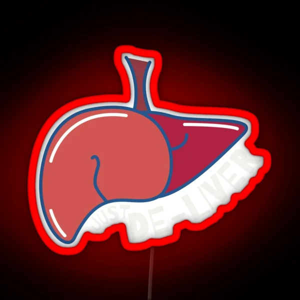 JUST DE LIVER RGB Neon Sign