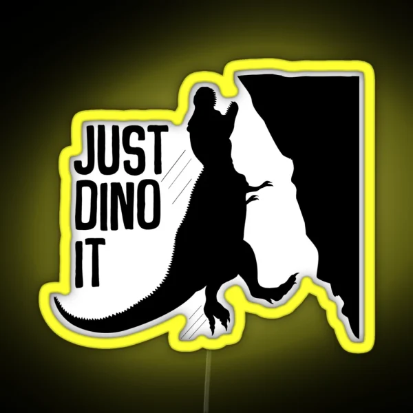 Just Dino It RGB Neon Sign