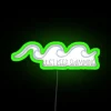 Just Keep Swimming Wave RGB Neon Sign - Image 4