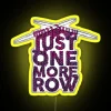 Just One More Row Funny Knitting RGB Neon Sign - Image 5