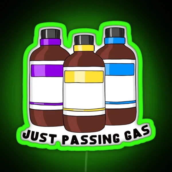 Just Passing Gas RGB Neon Sign