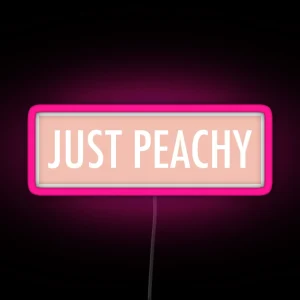 Just Peachy RGB Neon Sign