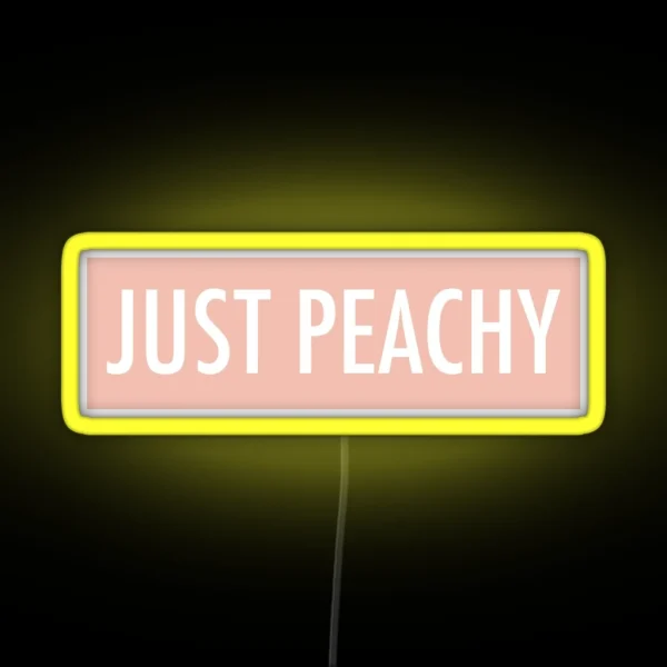 Just Peachy RGB Neon Sign