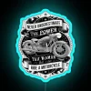Just Ride Chopper Garage Cafe Racer Styling Highway To Hell Chop Shop Born To Race RGB Neon Sign - Image 3