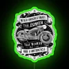 Just Ride Chopper Garage Cafe Racer Styling Highway To Hell Chop Shop Born To Race RGB Neon Sign - Image 4
