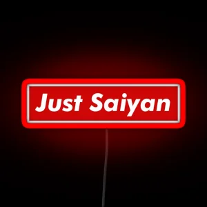 Just Saiyan RGB Neon Sign