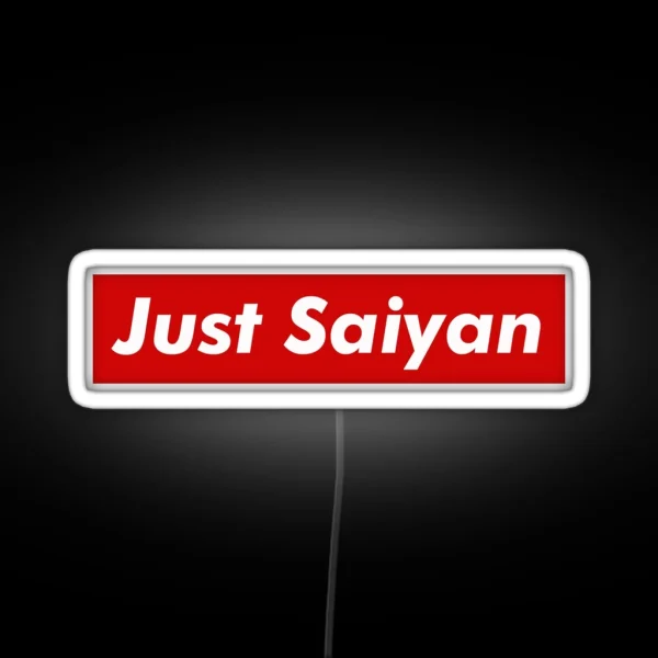 Just Saiyan RGB Neon Sign