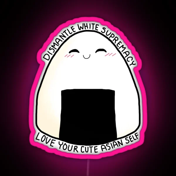 Justice Onigiri RGB Neon Sign