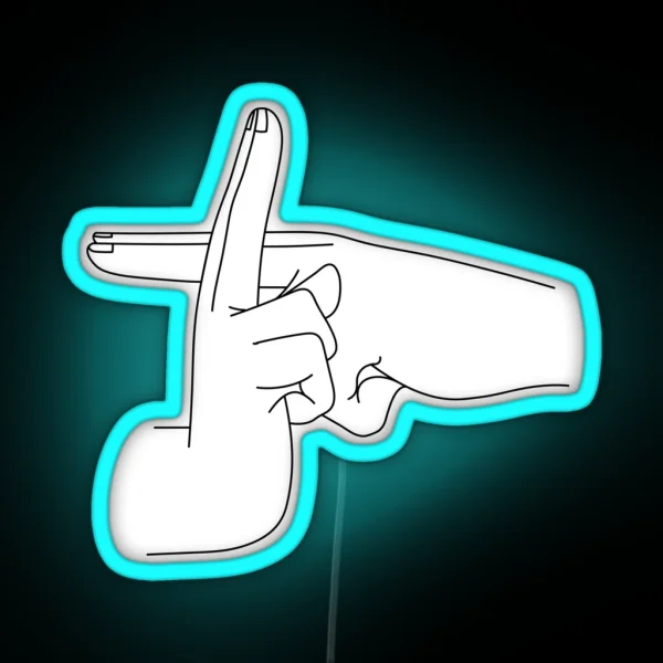 Jutsu Shadow Clones RGB Neon Sign