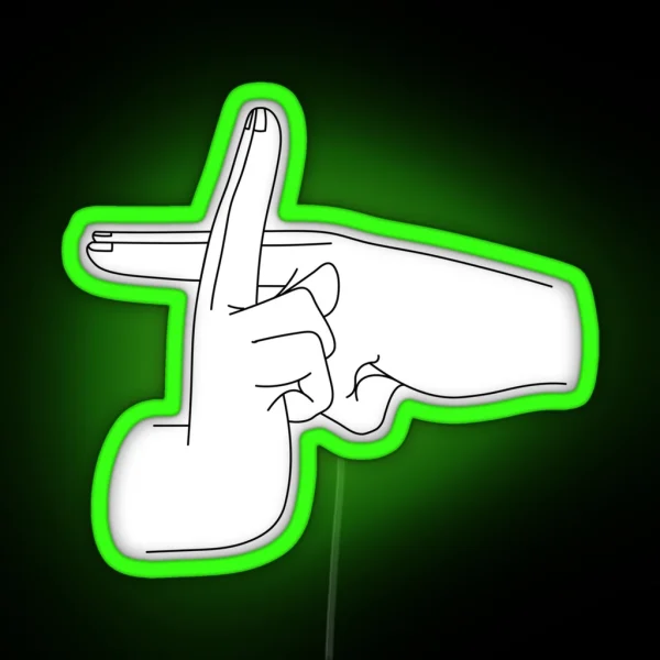 Jutsu Shadow Clones RGB Neon Sign