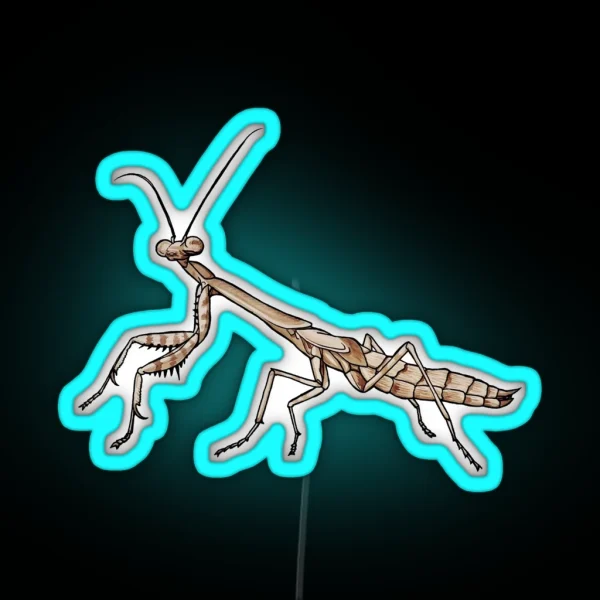 Juvenile Mantis RGB Neon Sign