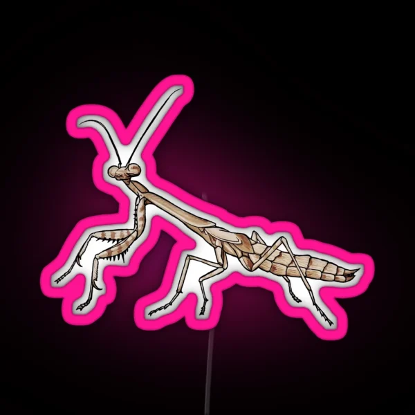 Juvenile Mantis RGB Neon Sign