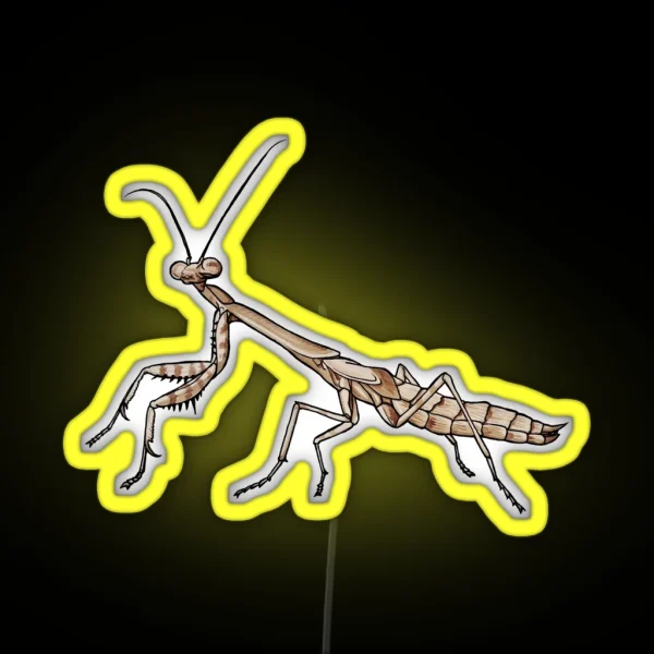 Juvenile Mantis RGB Neon Sign
