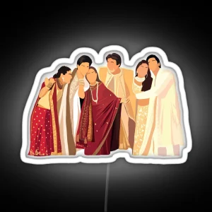 Kabhi Khushi Kabhie Gham Family RGB Neon Sign