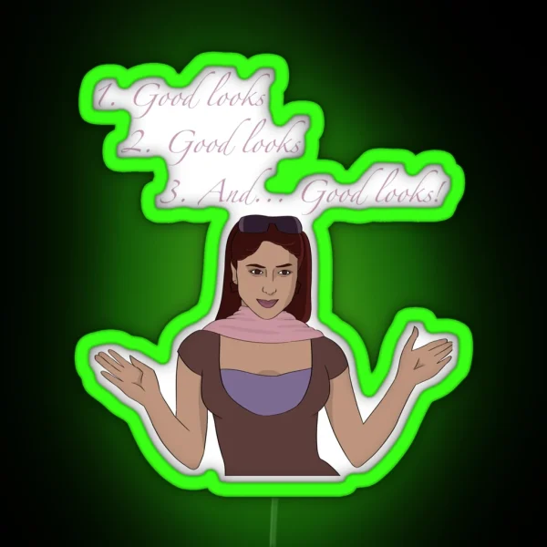 Kabhi Khushi Kabhie Gham Good Looks RGB Neon Sign