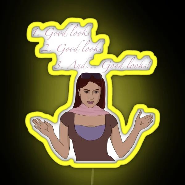 Kabhi Khushi Kabhie Gham Good Looks RGB Neon Sign