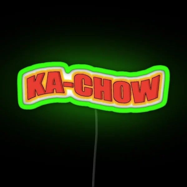 Kachow RGB Neon Sign