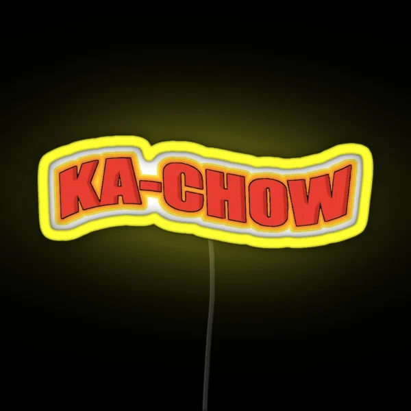 Kachow RGB Neon Sign