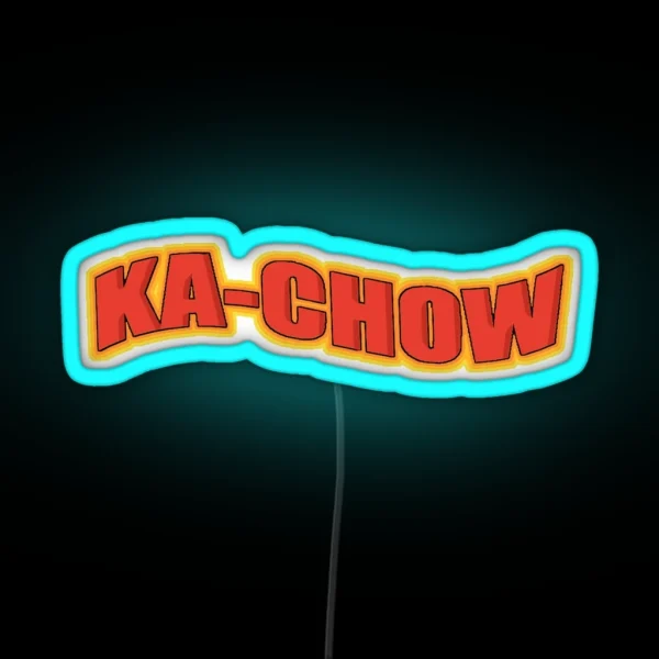 Kachow RGB Neon Sign