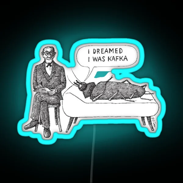 Kafka And Freud RGB Neon Sign