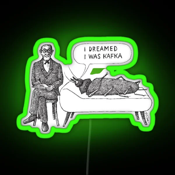 Kafka And Freud RGB Neon Sign