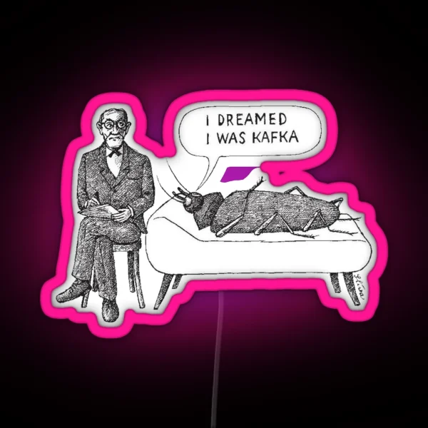 Kafka And Freud RGB Neon Sign