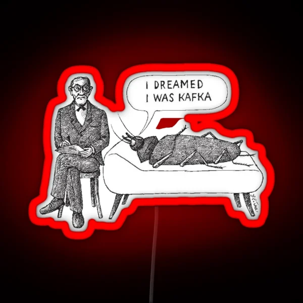 Kafka And Freud RGB Neon Sign