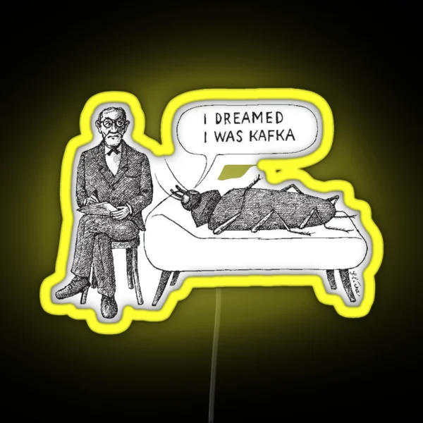 Kafka And Freud RGB Neon Sign