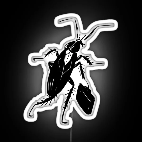 Kafkas Working Bug RGB Neon Sign