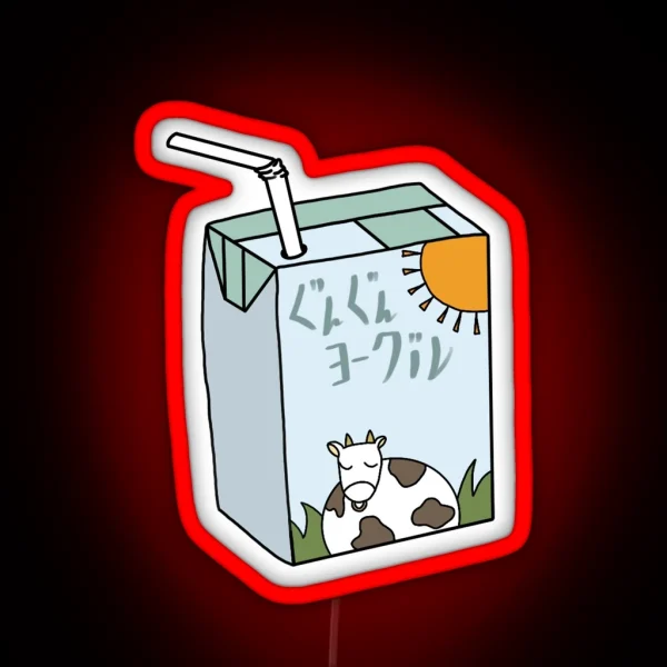 Kageyama S Milk Box 2 RGB Neon Sign