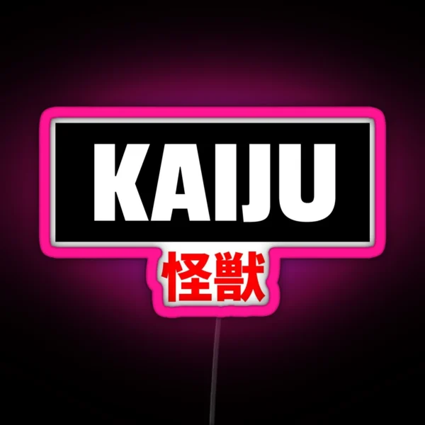 Kaiju RGB Neon Sign
