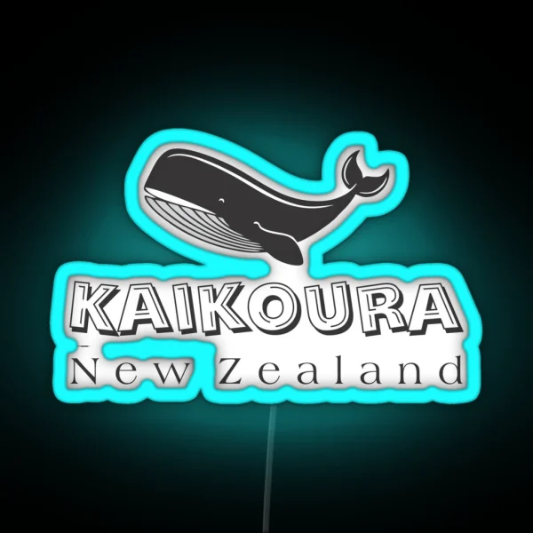Kaikoura New Zealand RGB Neon Sign