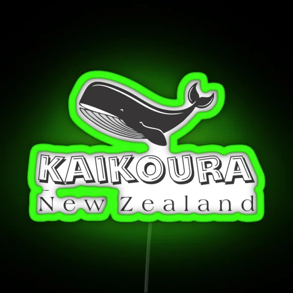 Kaikoura New Zealand RGB Neon Sign