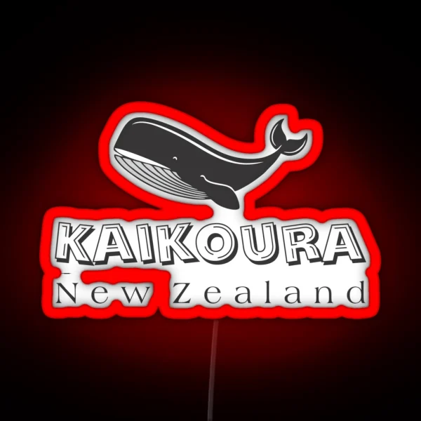 Kaikoura New Zealand RGB Neon Sign
