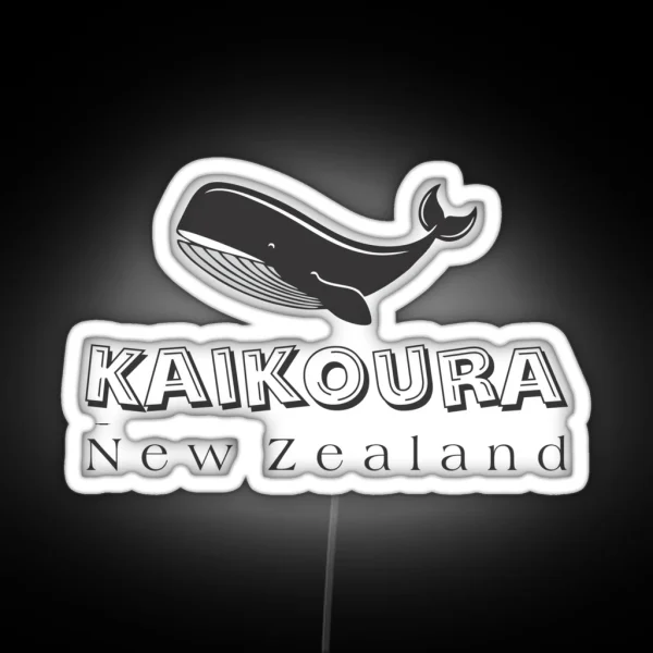 Kaikoura New Zealand RGB Neon Sign
