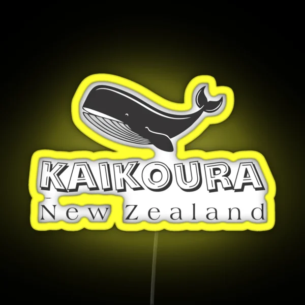 Kaikoura New Zealand RGB Neon Sign
